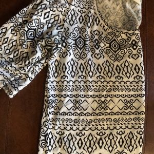 American Rag crop top Black & White shirt top